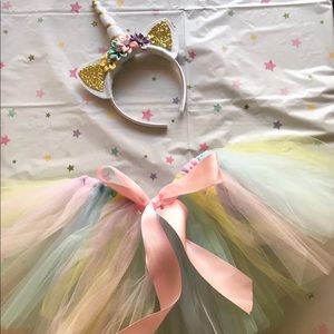 Party decor and outfit